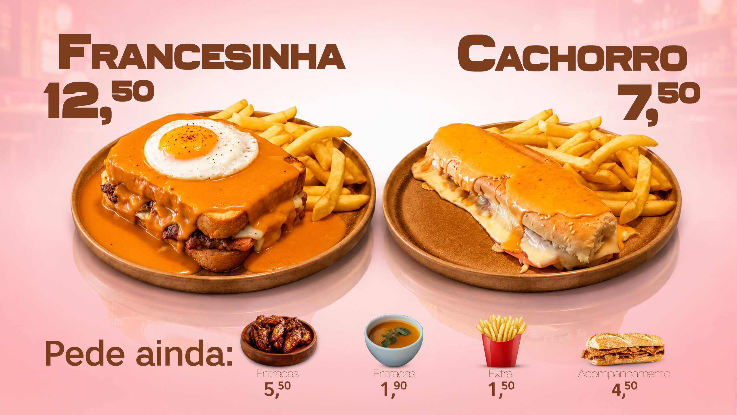 Passion: Menu Design, entradas